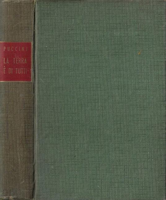 La terra è di tutti - Mario Puccini - copertina