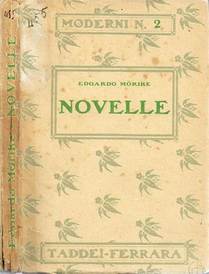 Novelle - Eduard Mörike - copertina