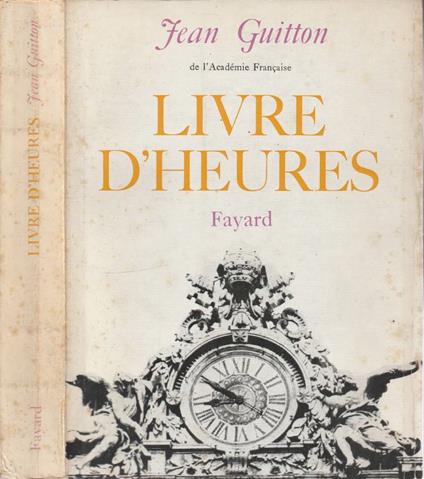 Livre d'heures - Jean Guitton - copertina