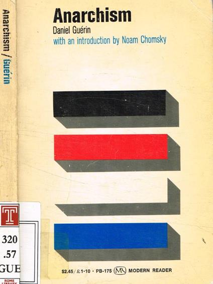 Anarchism - Daniel Guérin - copertina