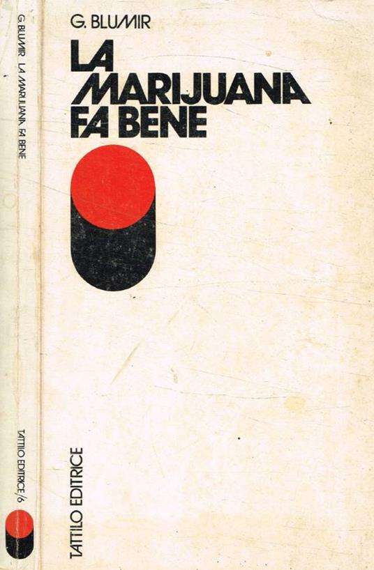 La marijuana fa bene - Guido Blumir - copertina