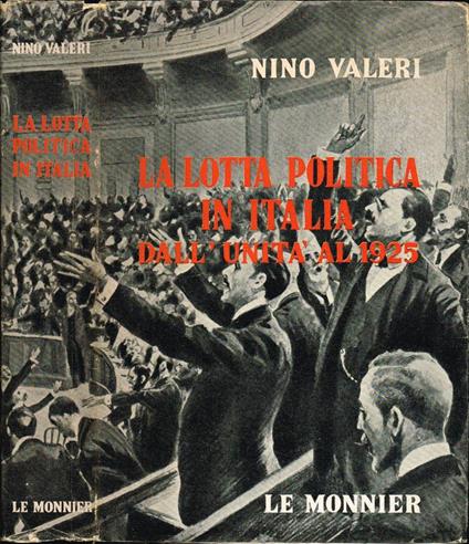La lotta politica in Italia - Nino Valeri - copertina