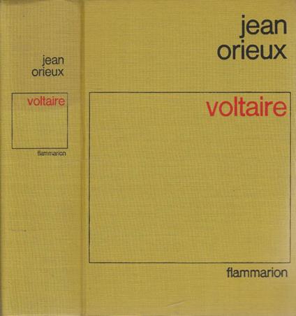 Voltaire - Jean Orieux - copertina