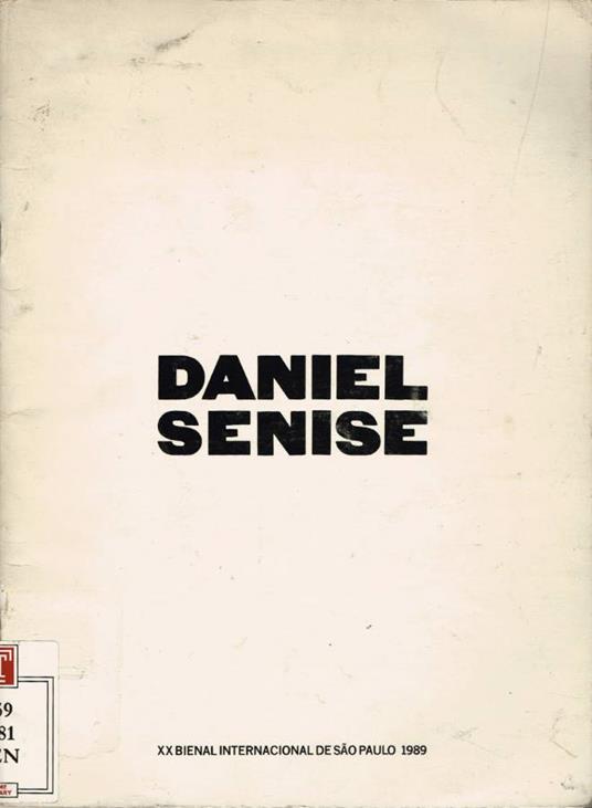Daniel Senise - copertina