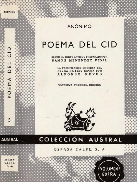 Poema del Cid - Anonimo calalabrese - copertina