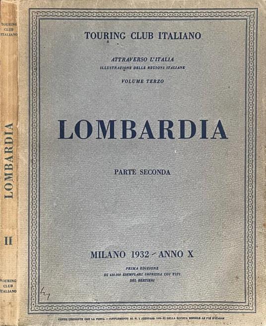 Lombardia, parte II - copertina