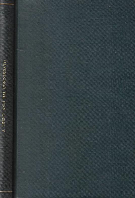 A trent'anni dal concordato - copertina
