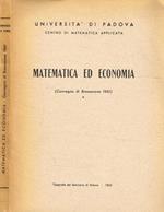 Matematica ed economia (Convegno di Bressanone 1961)