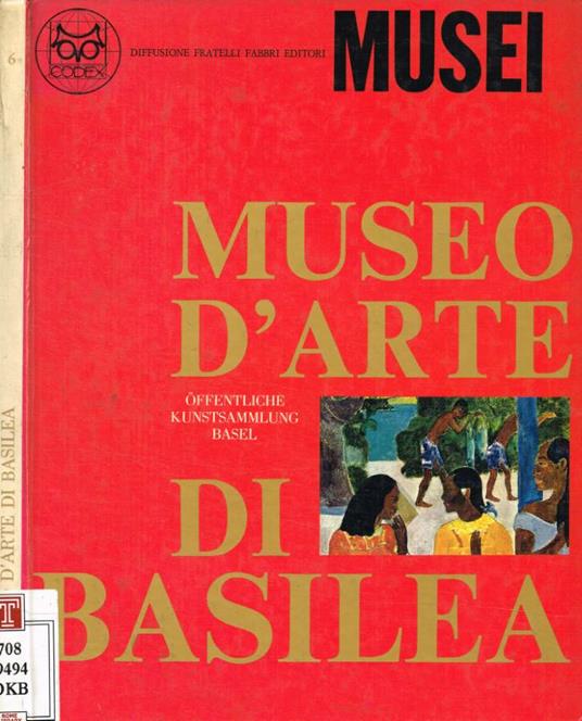 Museo d'arte di Basilea - copertina