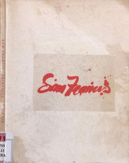 Sam Francis - copertina