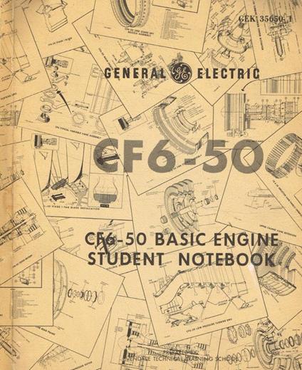 CF6-50 Basic Engine Student Notebook - copertina