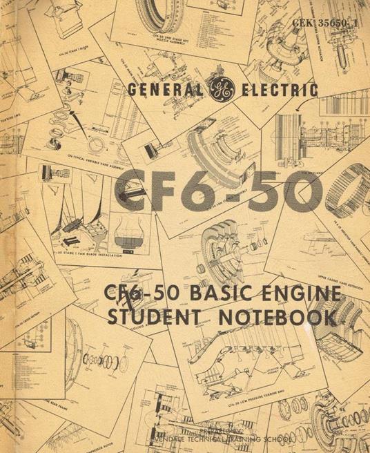 CF6-50 Basic Engine Student Notebook - copertina