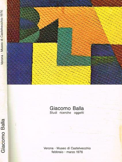 Giacomo Balla - copertina