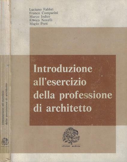 Introduzione all'esercizio della professione di architetto - copertina