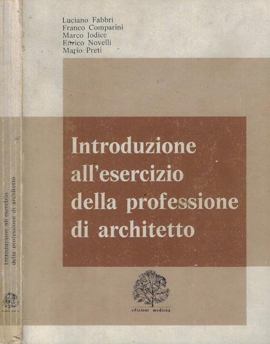 Introduzione all'esercizio della professione di architetto - copertina