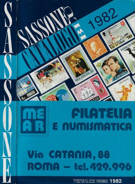 Sassone blu. Catalogo 1982 - copertina
