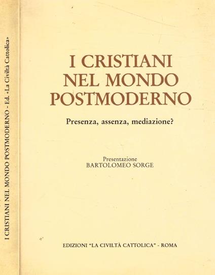 I cristiani nel mondo postmoderno - copertina