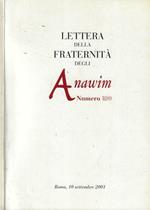 Lettera della fraternità degli Anawim n. 100