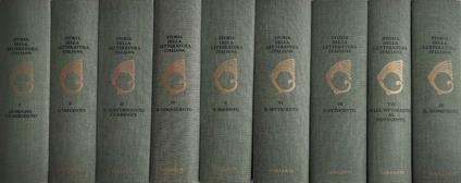 Storia della Letteratura Italiana (9 Voll.) - copertina