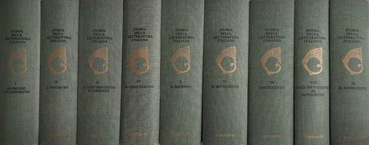Storia della Letteratura Italiana (9 Voll.) - copertina