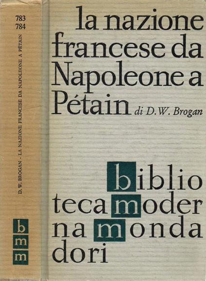 La Nazione Francese - Denis William Brogan - copertina