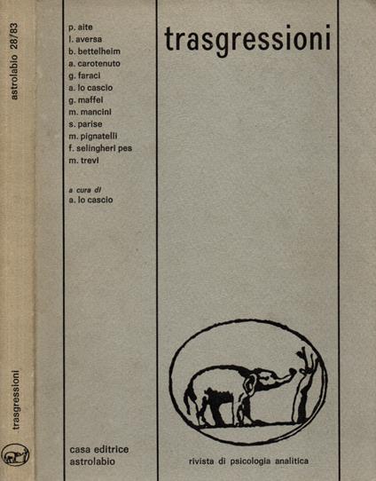 Trasgressioni - copertina