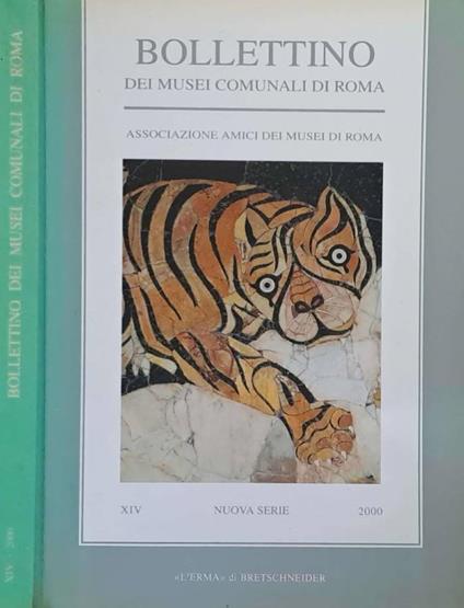 Bollettino dei Musei Comunali di Roma. N. XIV, 2000 - copertina