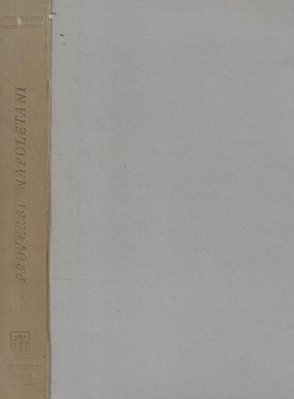 Proverbi napoletani - copertina