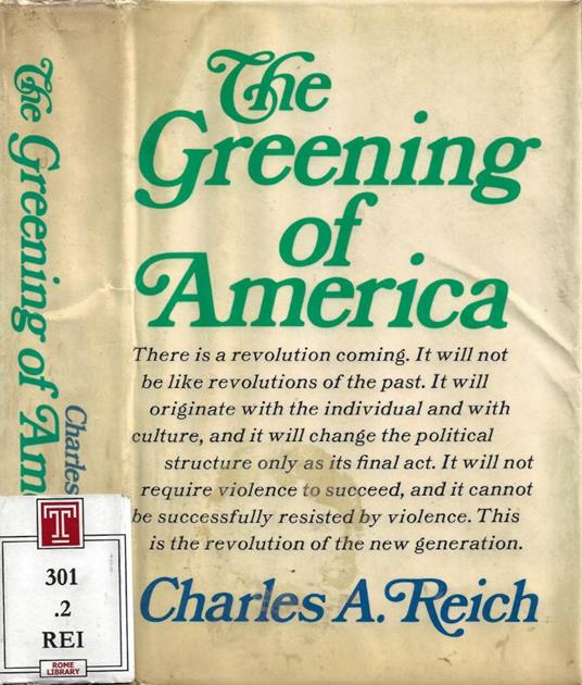 The Greening of America - copertina