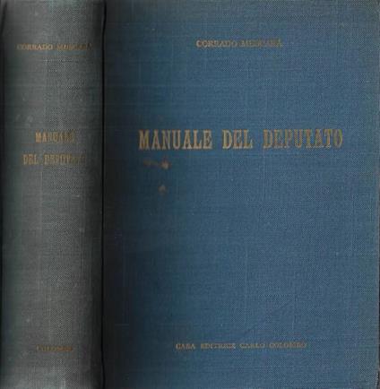 Manuale del deputato - copertina
