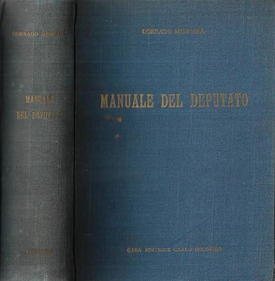 Manuale del deputato - copertina