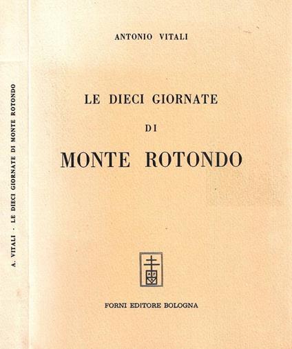 Le dieci giornate di Monte Rotondo - copertina