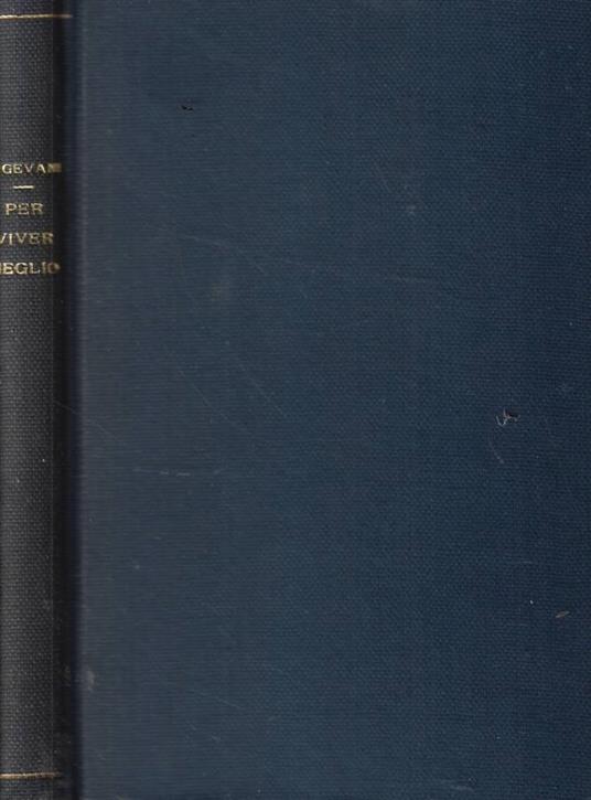 Per viver meglio - copertina