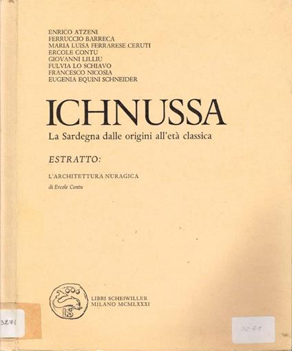 L' Architettura Nuragica - copertina