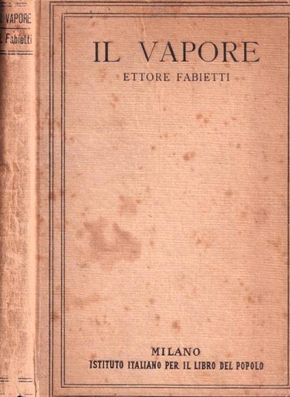 Il vapore - copertina