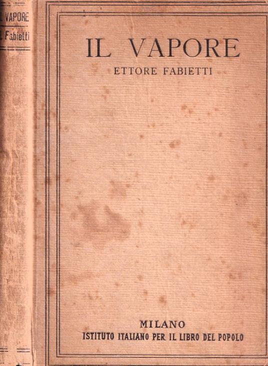 Il vapore - copertina