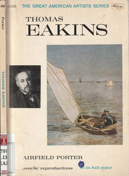 Thomas Eakins - copertina