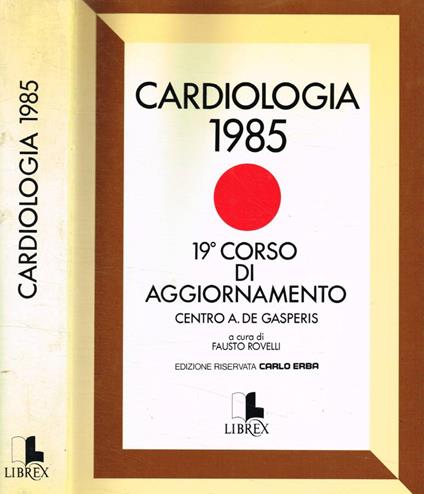 Cardiologia 1985 - copertina
