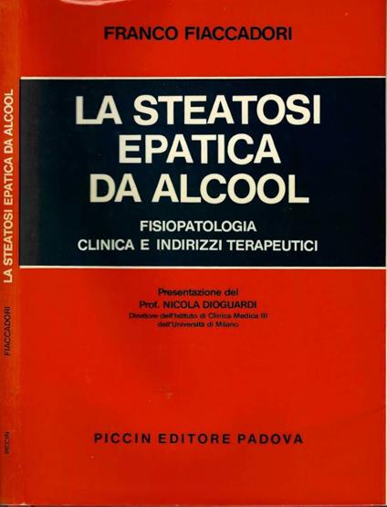 La steatosi epatica da alcool - copertina