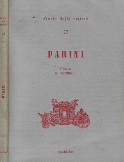 Parini - copertina