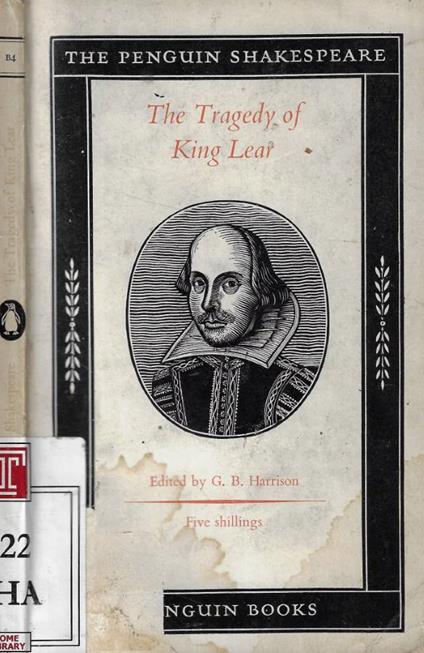The tragedy of King Lear - copertina