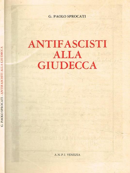 Antifascisti alla Giudecca - copertina