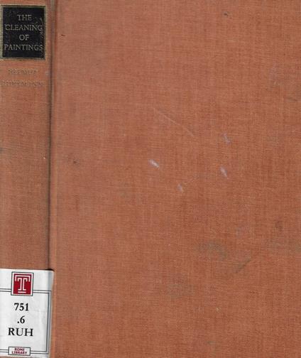 The cleaning of paintings - copertina
