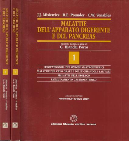 Malattie dell'apparato digerente e del pancreas - copertina