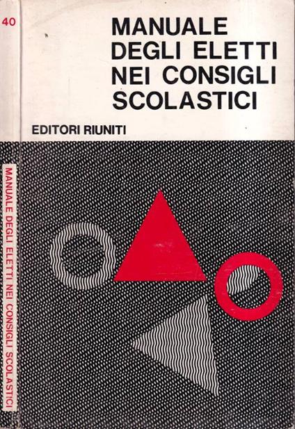 Manuale degli eletti nei consigli scolastici - copertina