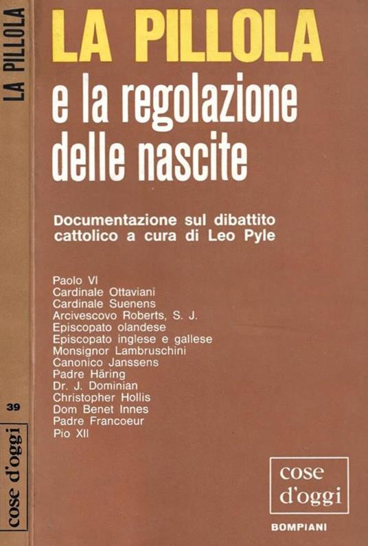 La pillola e la regolazione delle nascite - copertina