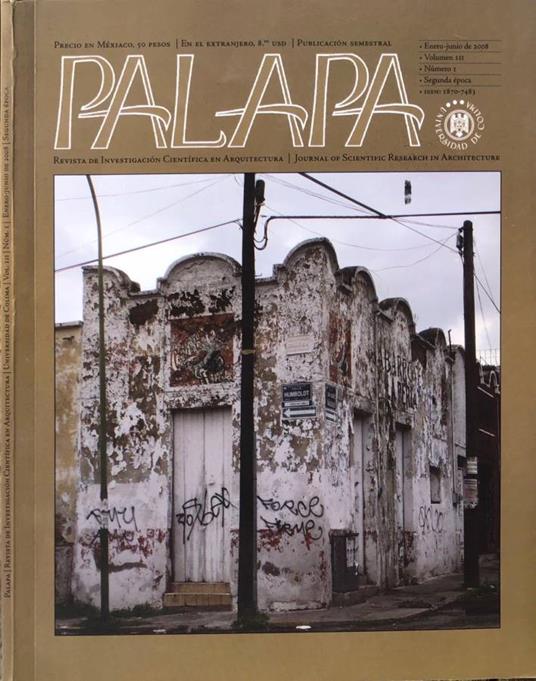 Palapa vol 1, 2008 - copertina