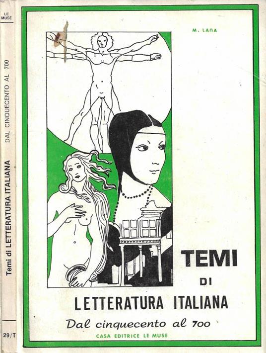 Temi di Letteratura Italiana. Vol. II: (Dal Cinquecento al Settecento) - copertina