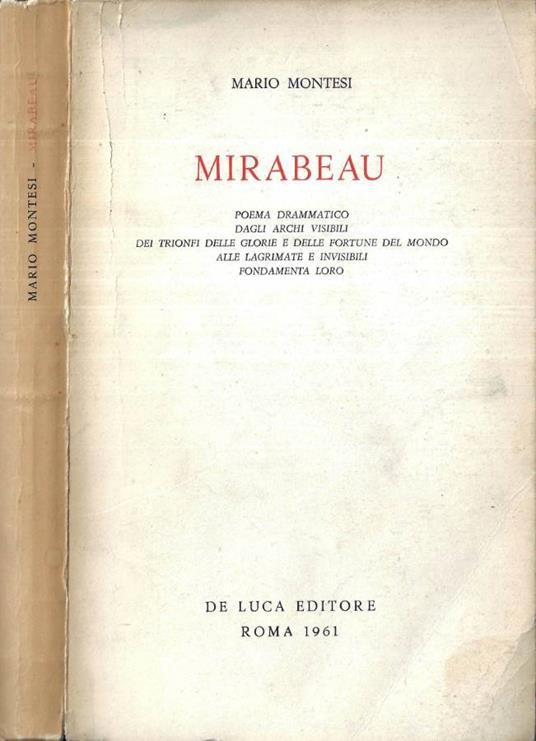 Mirabeau ( Autografo ) - copertina