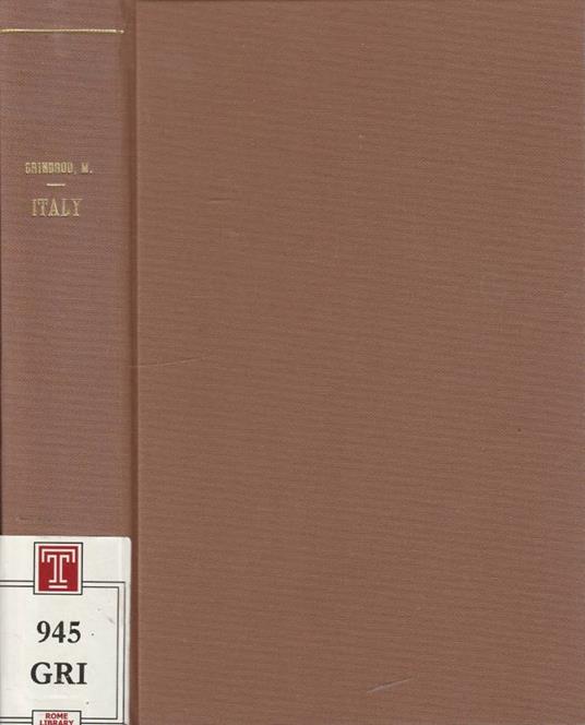 Italy - copertina